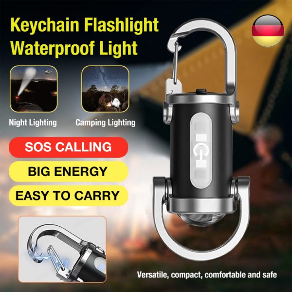 Keychain Flashlight Waterproof Light