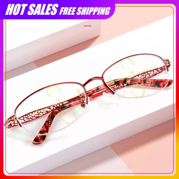 Lady progressive reading glasses