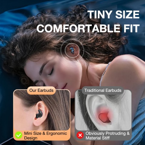 Transparent Wireless Bluetooth Sleep Headphones