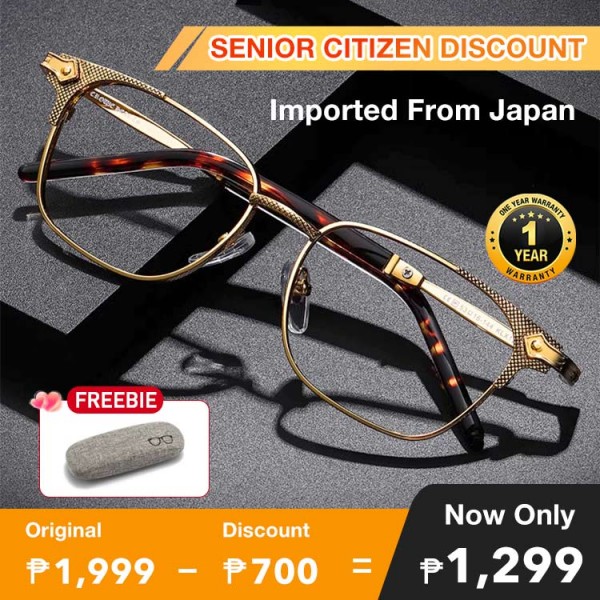 Pure titanium mens reading glasses impor..