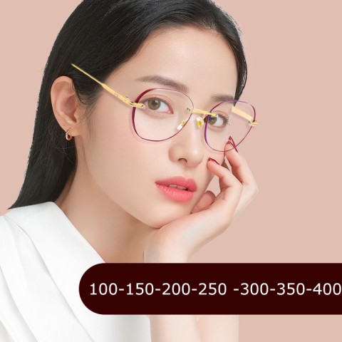 anti blue light frameless reading glasses