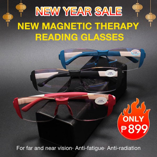 New magnetic therapy reading glasses