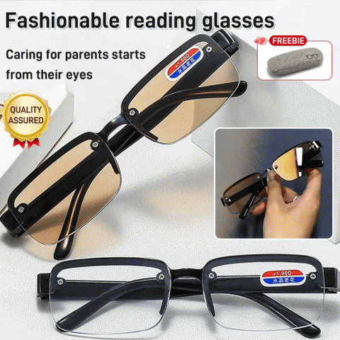 Natural crystal zoom eye protection reading glasses