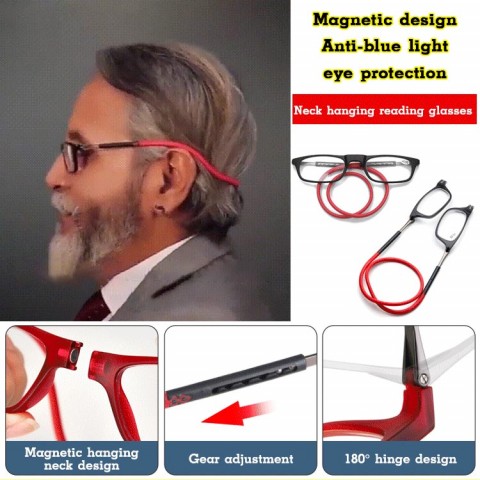 TR90 Magnetic Halter Reading Glasses