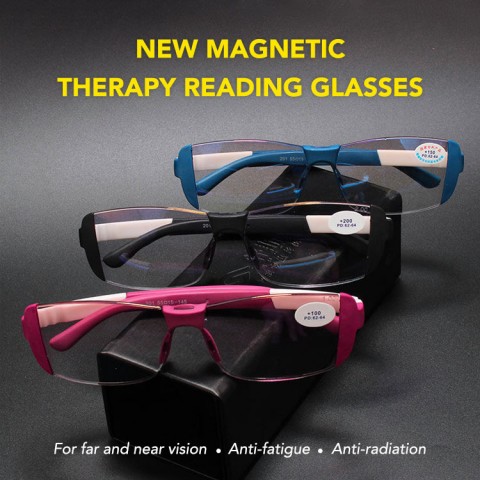 New magnetic therapy reading glasses