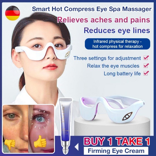 Smart Hot Compress Eye Spa Massager