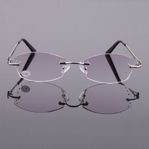 2022 Ladies fashionable diamond-cut reading glasses