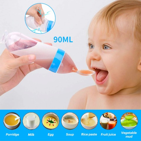 BaBy Spoon Feeder Bottle-BPA FREE