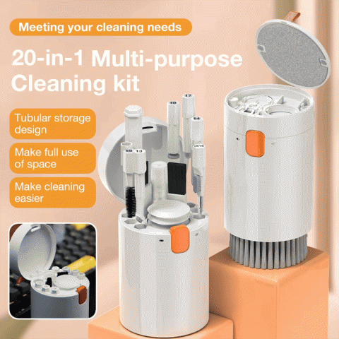 20-in-1 multi-purpose cleaning kit