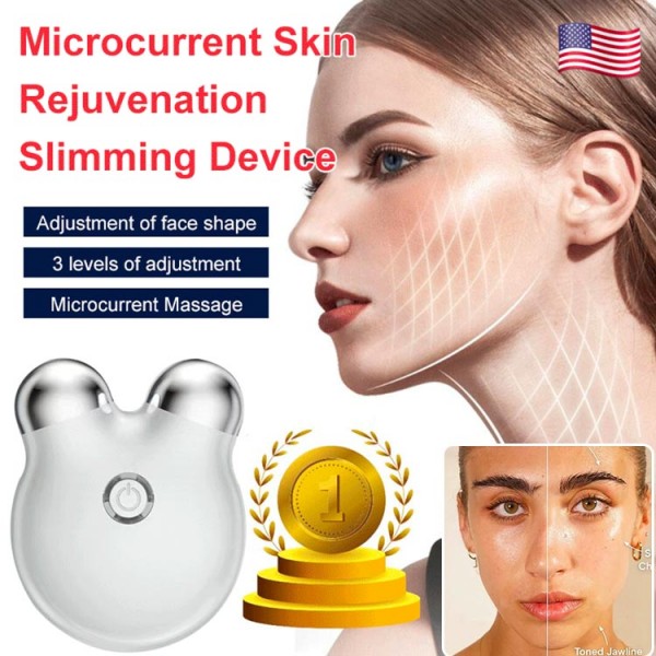 Microcurrent skin rejuvenation and beauty instrument