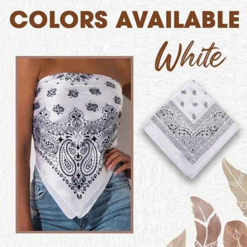 Multipurpose Boho Bandana Scarf