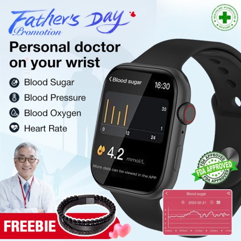 Smart Painless Blood Glucose Measurement Watch