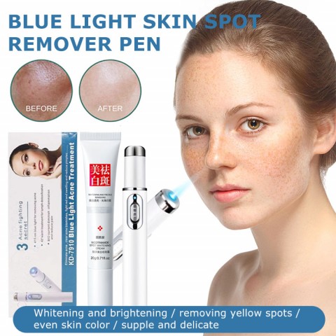 Blue light spot remover