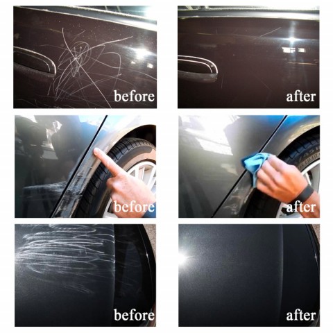 Scratches from cars and motorcycles in three seconds car scratch remover