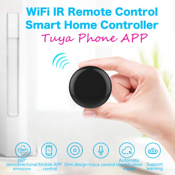 IR Remote Control Smart Home WiFi Remote Controller Smart Life APP Control Compatible with Alexa Google Assistant Voice Control