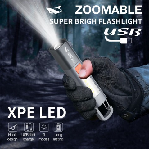 Portable COB Flashlight