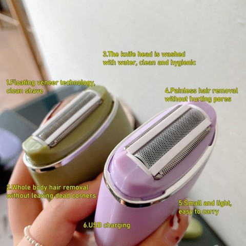 3 in 1 Portable Washable Painless Electric Epilator