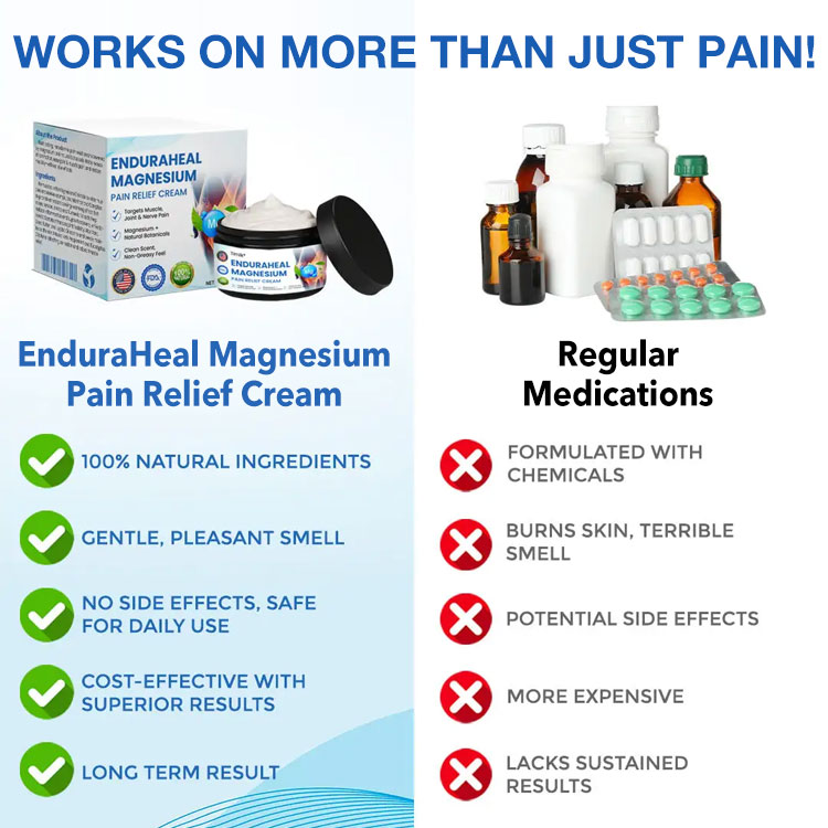 Halloween Sale – Buy 1 Take 1 – EnduraHeal Magnesium Pain Relief Cream – Soothe Joint & Muscle Pain Fast – Relieve Inflammation, Boost Circulation & Restore Mobility – Trusted Natural Formula for Everyday Relief