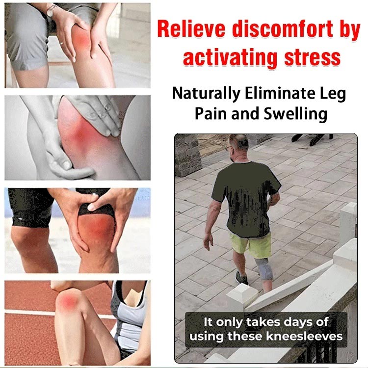 9.9 Mega Sale - Second set for ₱299-Bamboo Compression Knee Sleeve-Recovers damage and promotes blood circulation-Say Goodbye to Knee Pain for Good!