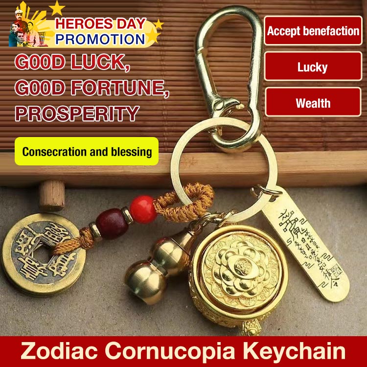 Heroes Day Promotion -The second one is only ₱299 - Zodiac Cornucopia Keychain - Bring in wealth and fortune - Carry it with you and your money will roll in